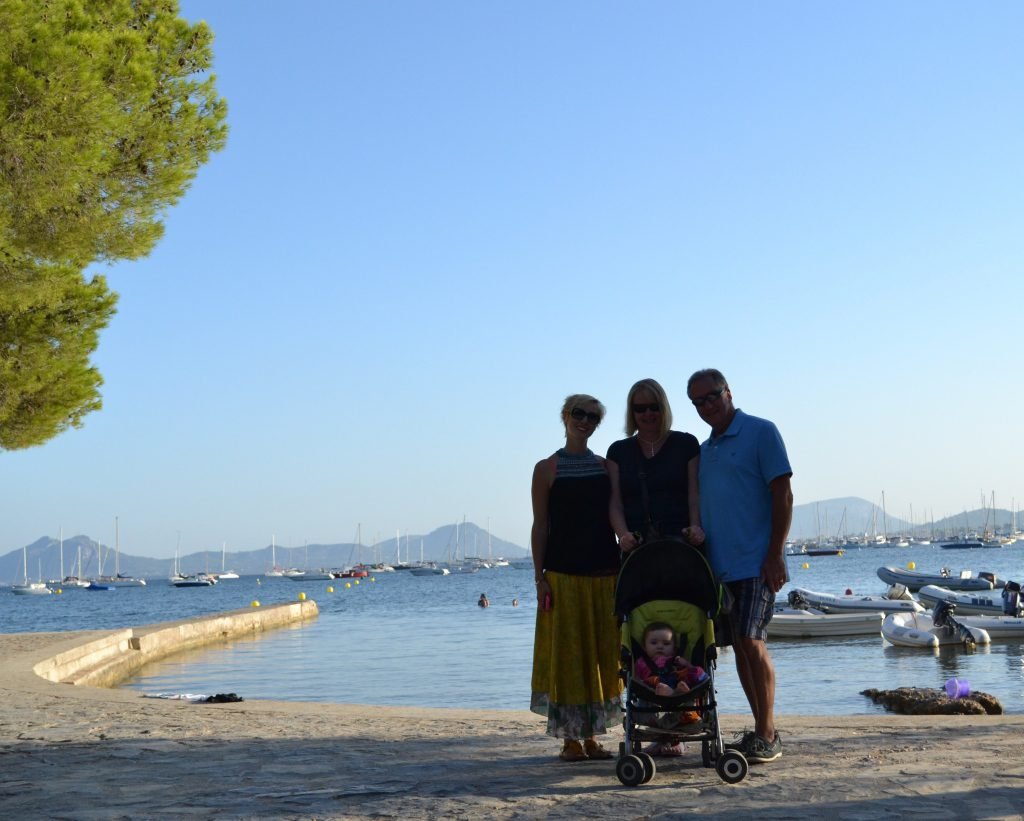 Puerto Pollensa Mallorca Spain - multi generational travel mallorca - family holiday with grandparents