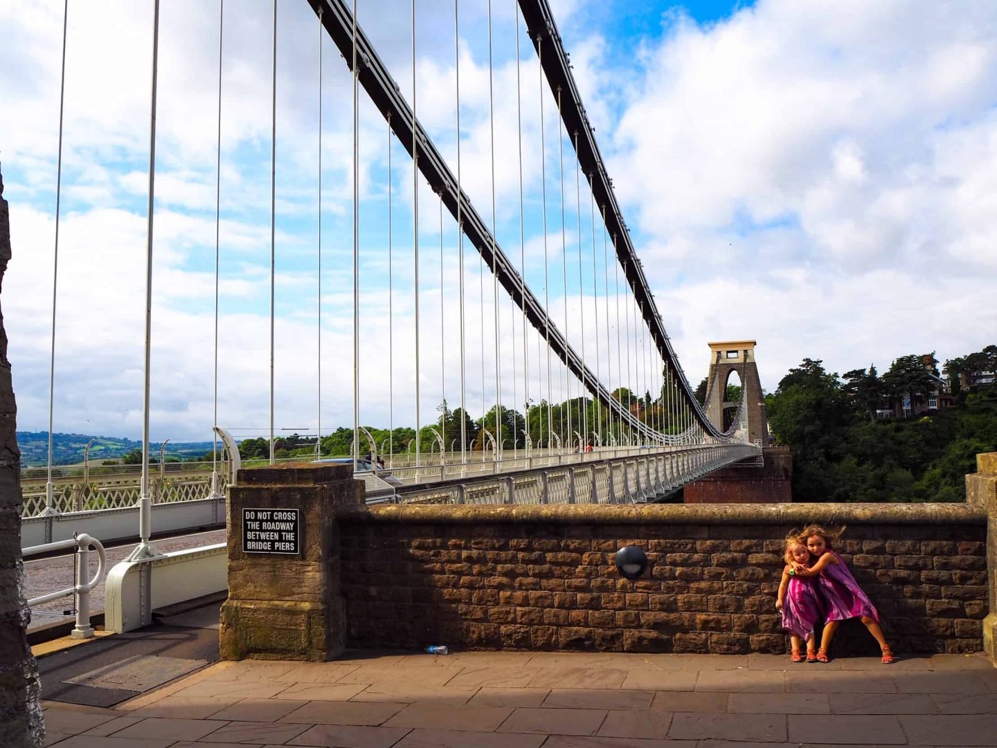 Clifton Suspension Bridge kids