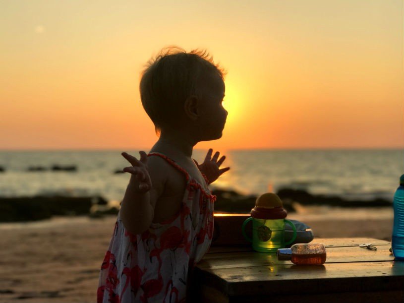 Sunset Koh Lanta Thailand - Tips for travelling in Thailand with a baby and a toddler