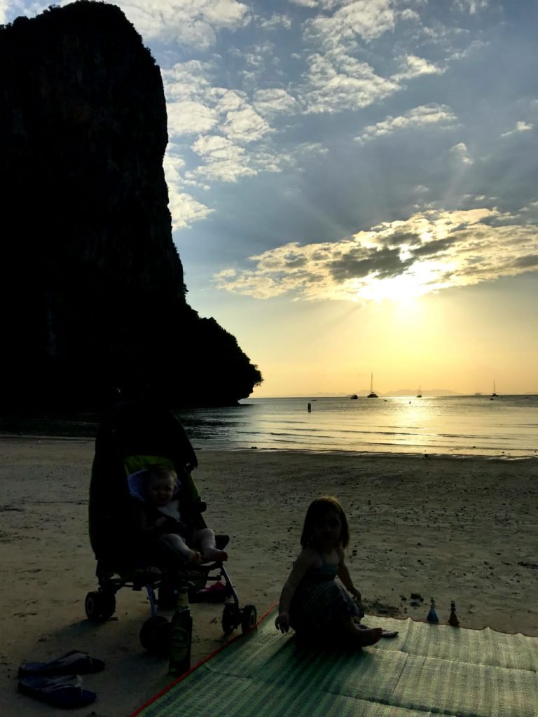 Railay Bay Thailand - 10 Tips for flying long haul with a baby and a toddler