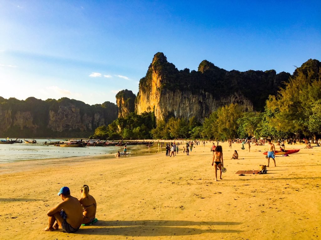 Railay Beach, Krabi, beach family-friendly places to stay Thailand