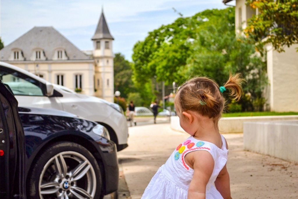 Road trip with a toddler, France