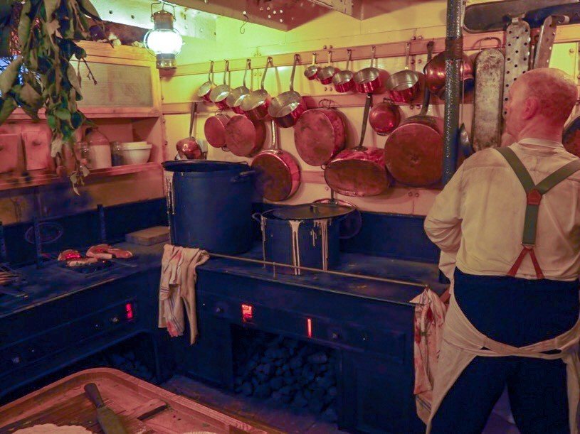 Kitchens onboard Brunel's ship