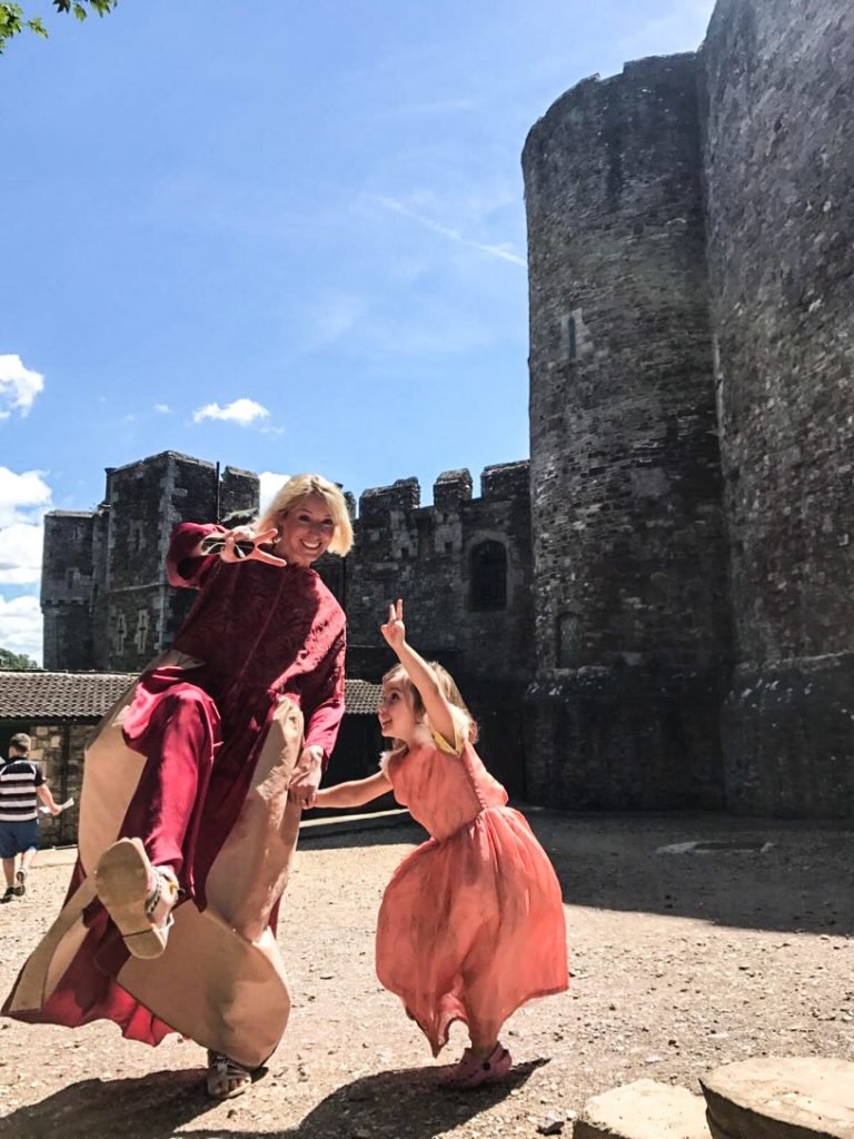 period dressing up at Berkeley Castle South Gloucestershire