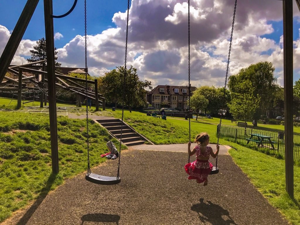 Swings - St Andrews Park Bristol