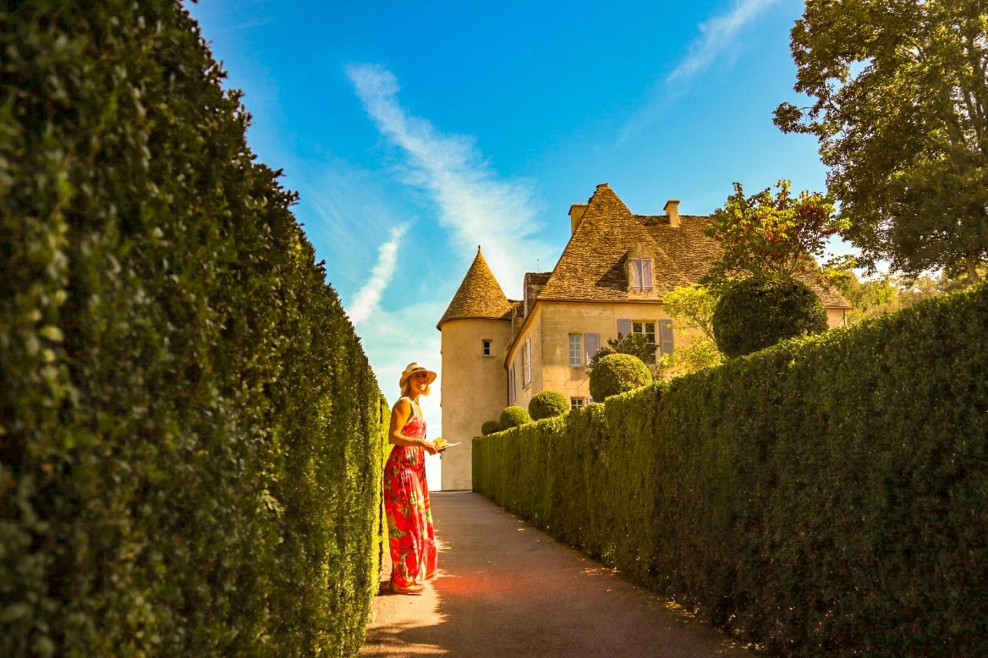 Jardins de Marqueyssac, campsites on the dordogne river france