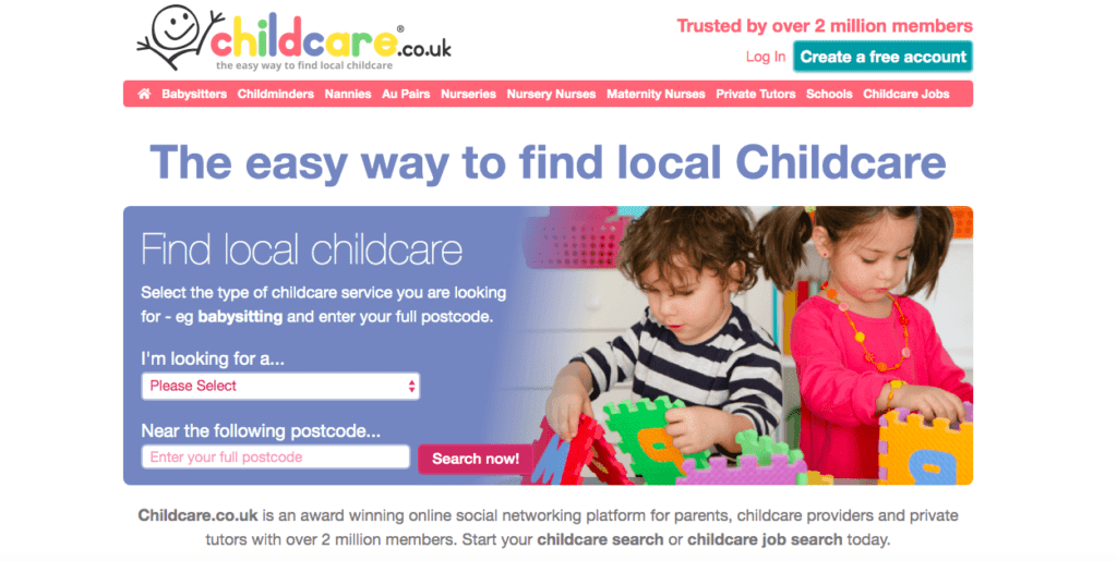 Review: Finding a childminder on Childcare.co.uk