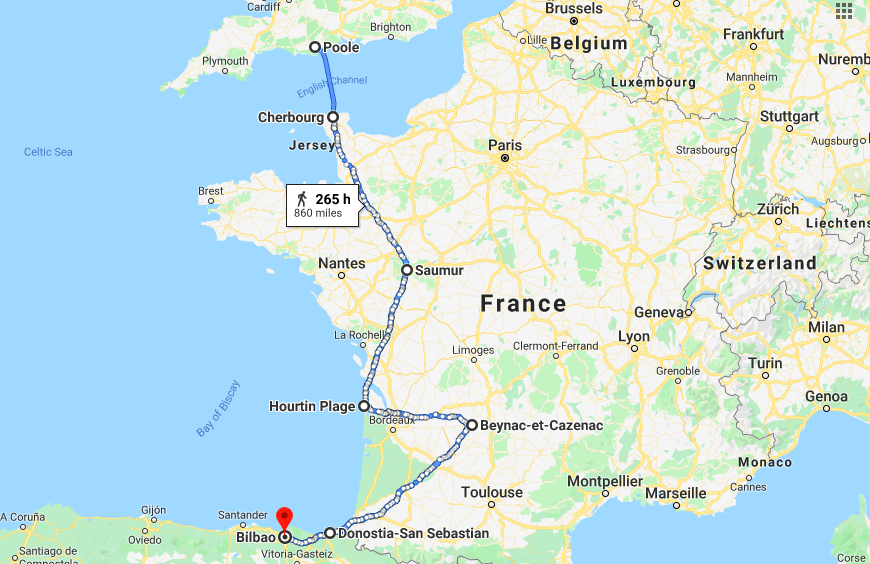 French road trip itinerary