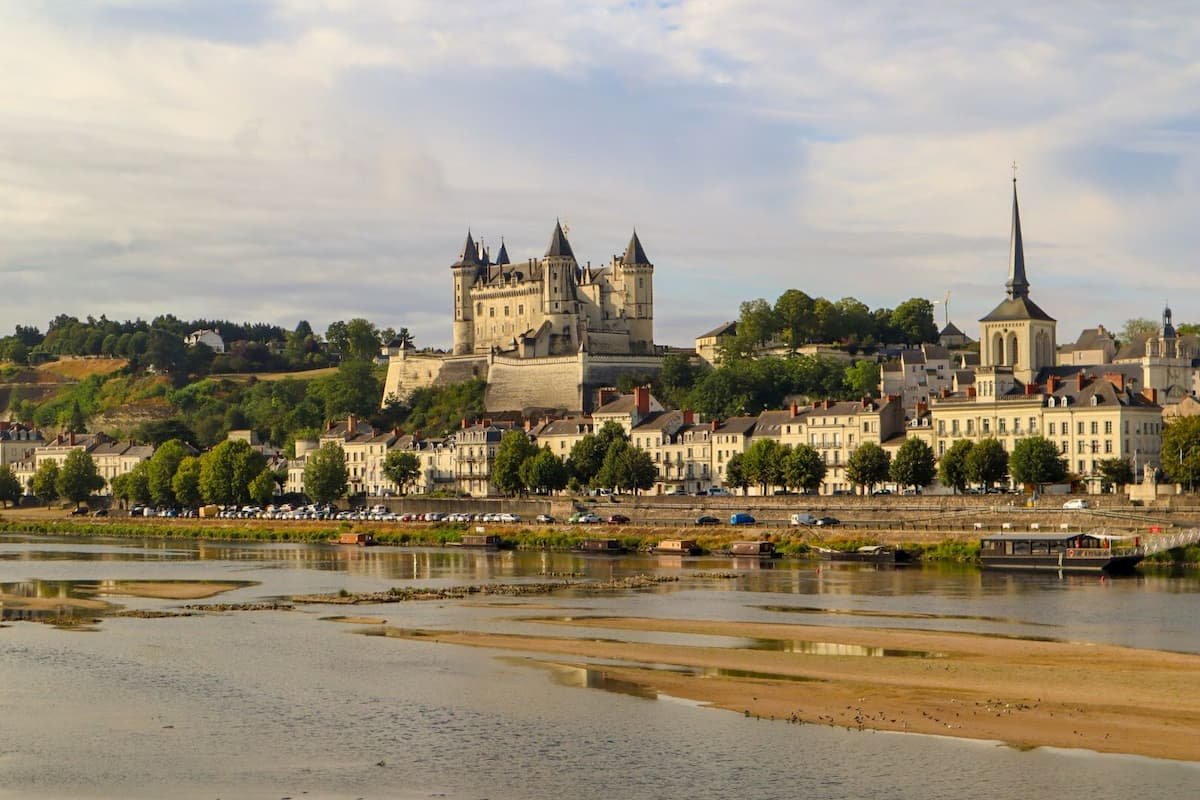 Chateau de Saumur and River Loire France
