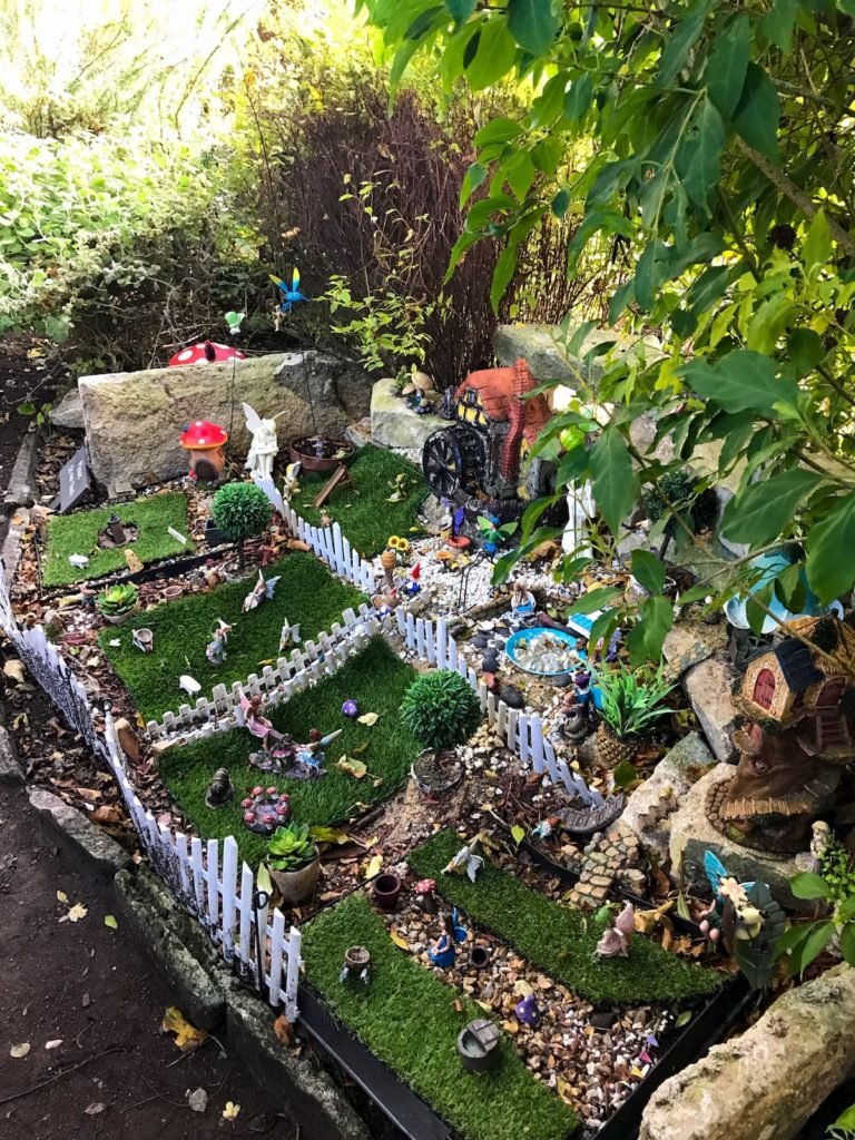 Corfe castle model village fairy garden