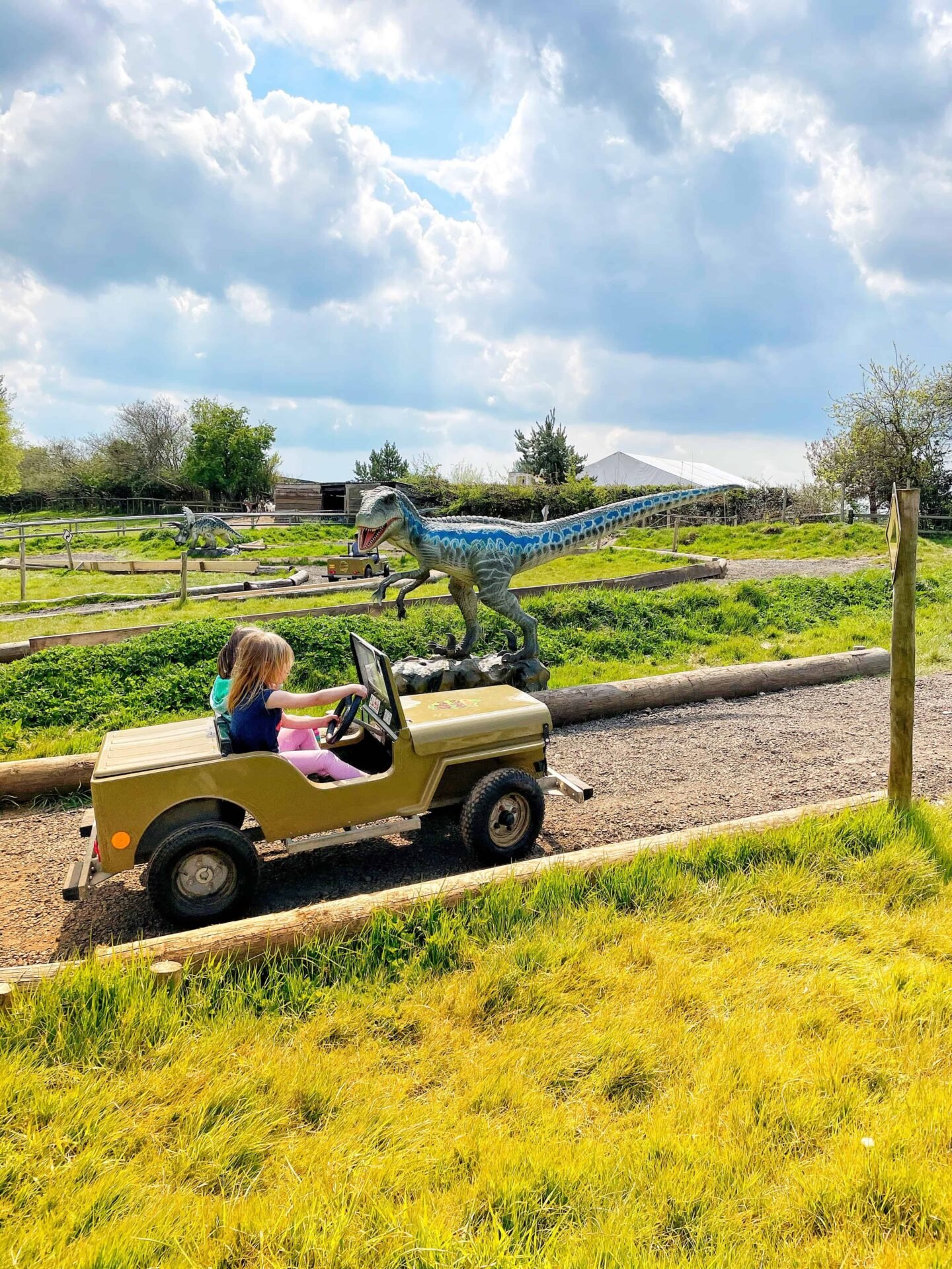 Avon Valley Adventure and wildlife park dinosaur jeep