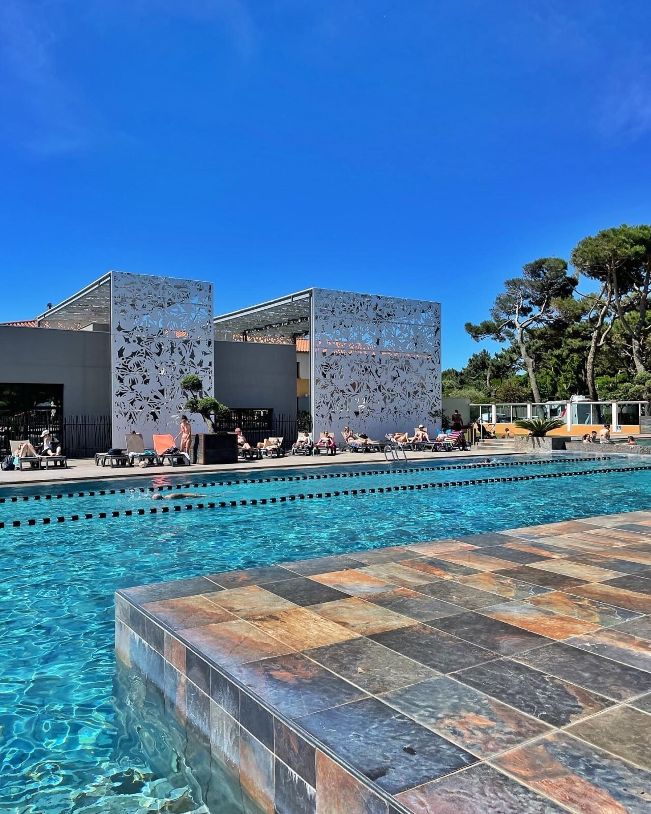 Swimming pools at Le Brasilia