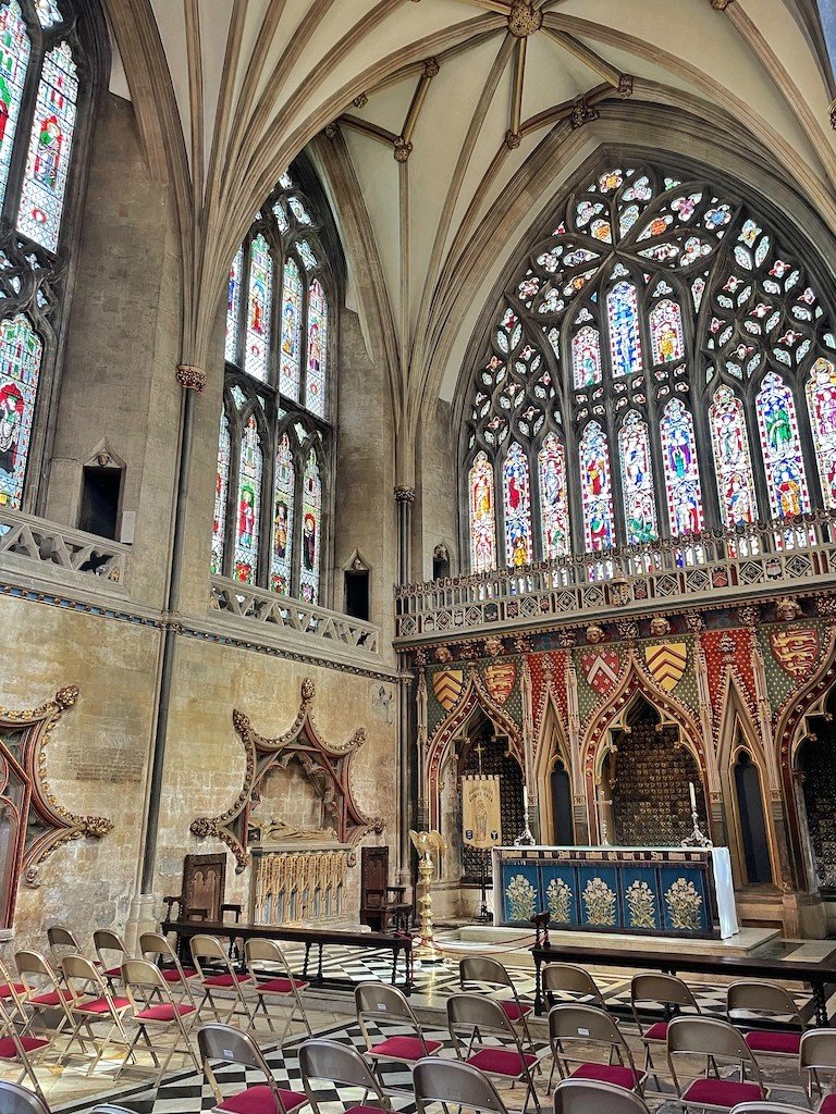 Inside Bristol Cathedral
