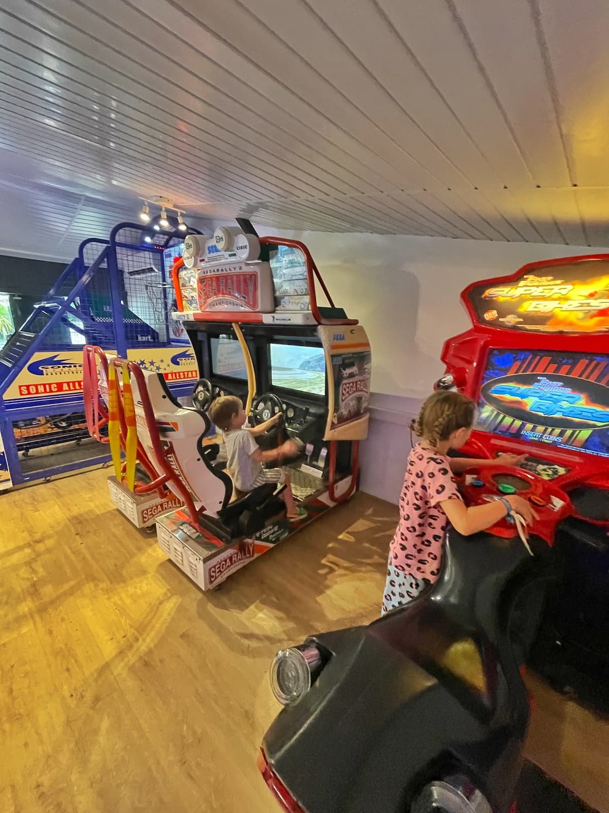 Games room at Le Col Vert campsite France