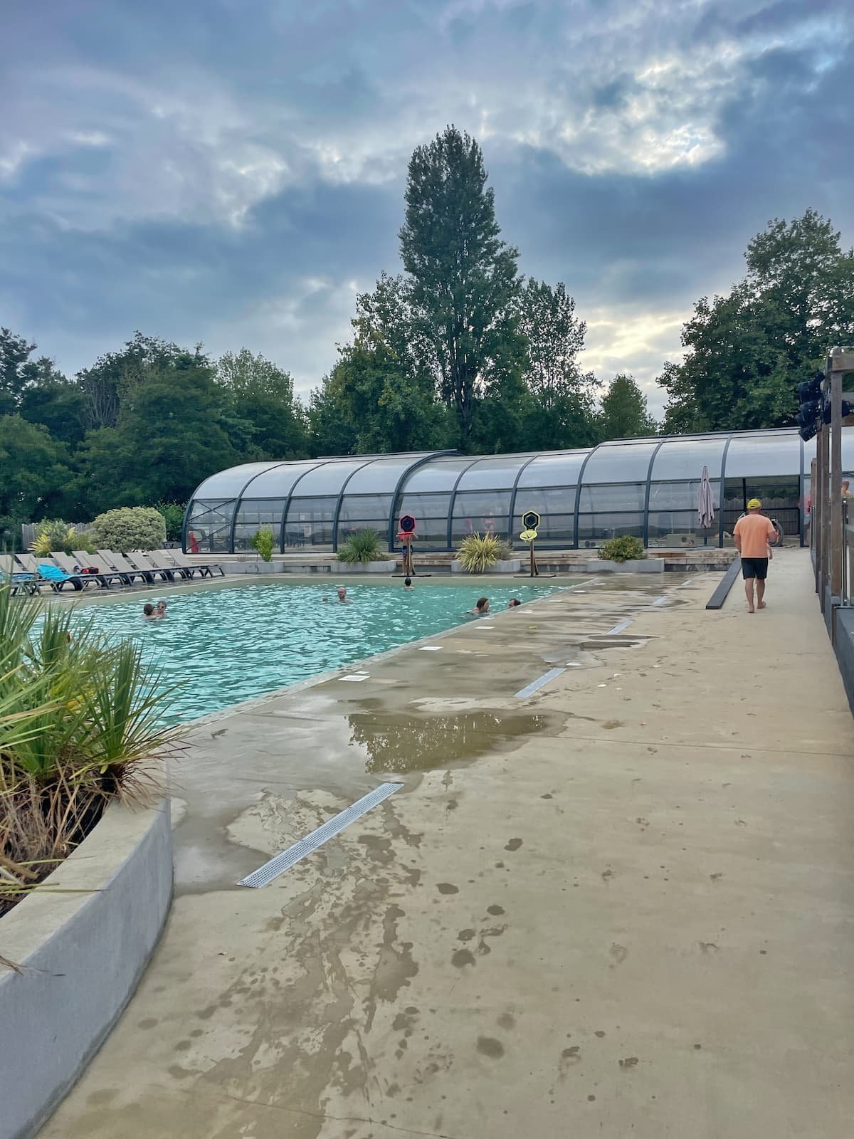 Swimming pool at Camping Le Col Vert, France