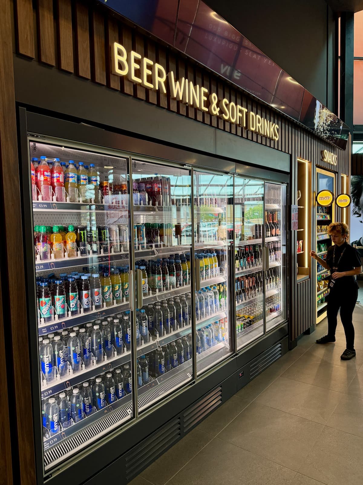 Drinks selection Vue Cinema Swindon
