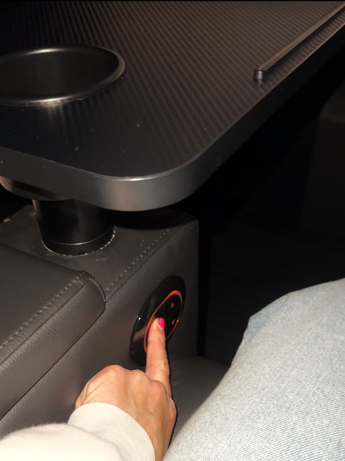 Vue Swindon Cinema reclining seats and button controls
