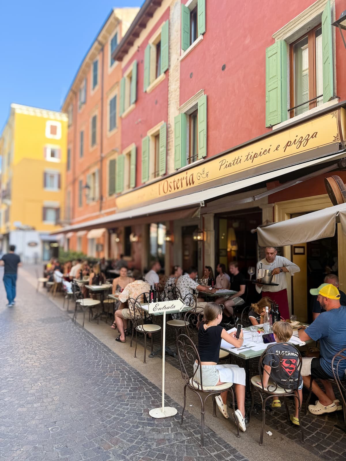 Peschiera del Garda town  restaurants lombardy italy