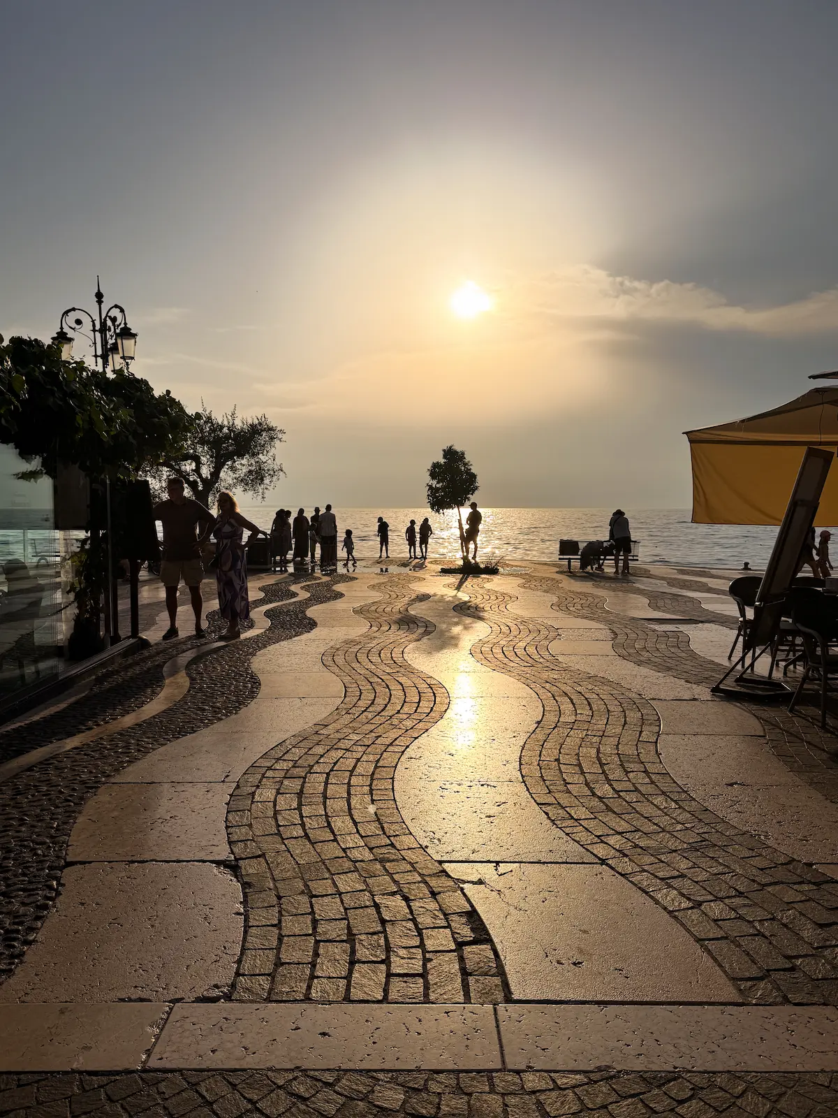 Lazise peschiera del garda lake garda italy sundown
