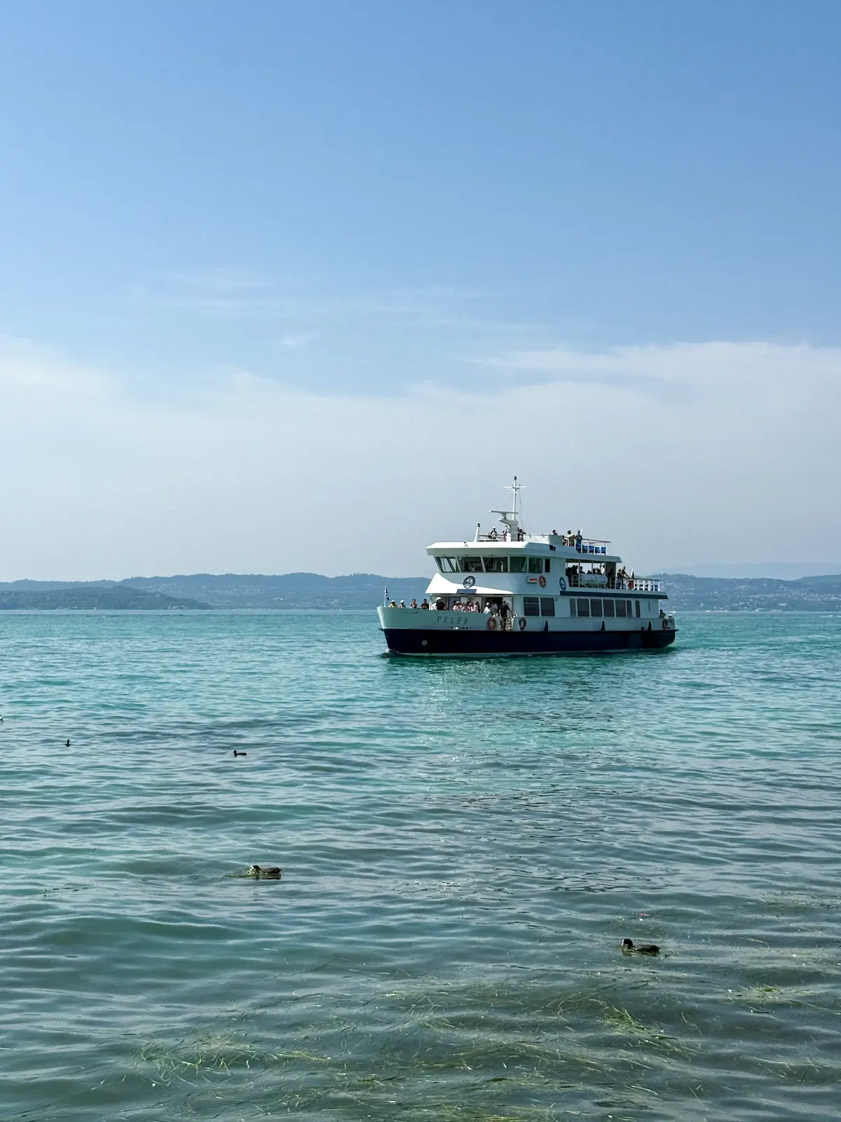 Peschiera del garda to Sirmione lake garda italy ferry