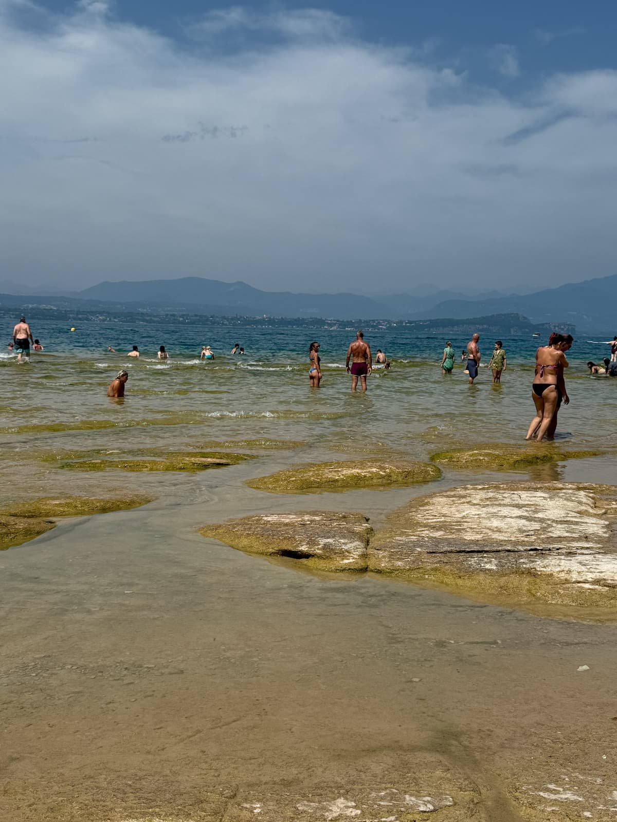 Jamaica Beach Sirmione lake garda italy fortress castle moat