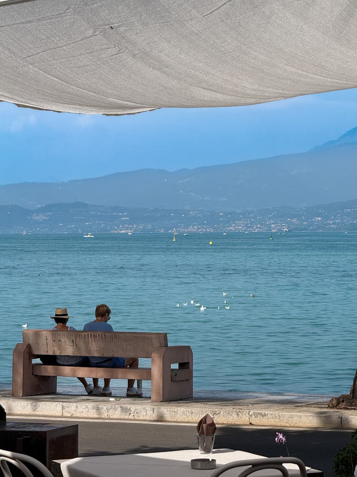 Lake Garda view Peschiera del Garda Italy