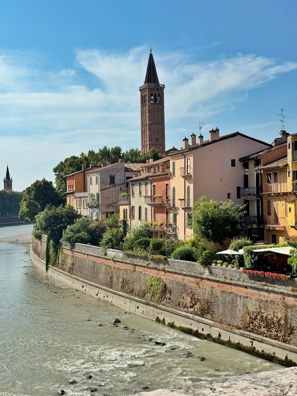 Verona river views river ponte pietro italy day trip