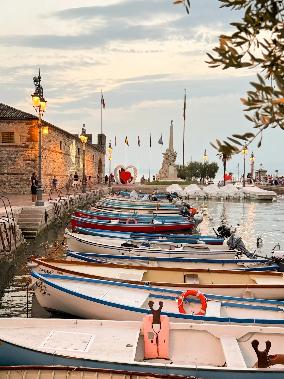 Lazise peschiera del garda lake garda italy boats marina