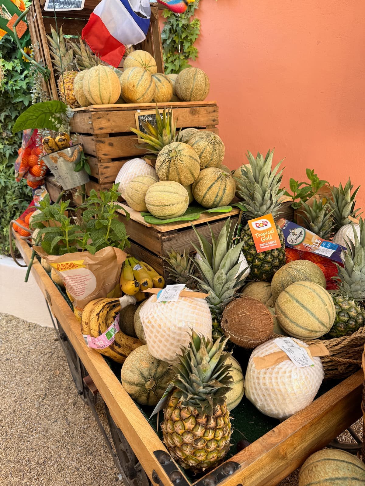 Le Serignan Plage Food fruit and veg Yelloh Village Beziers 