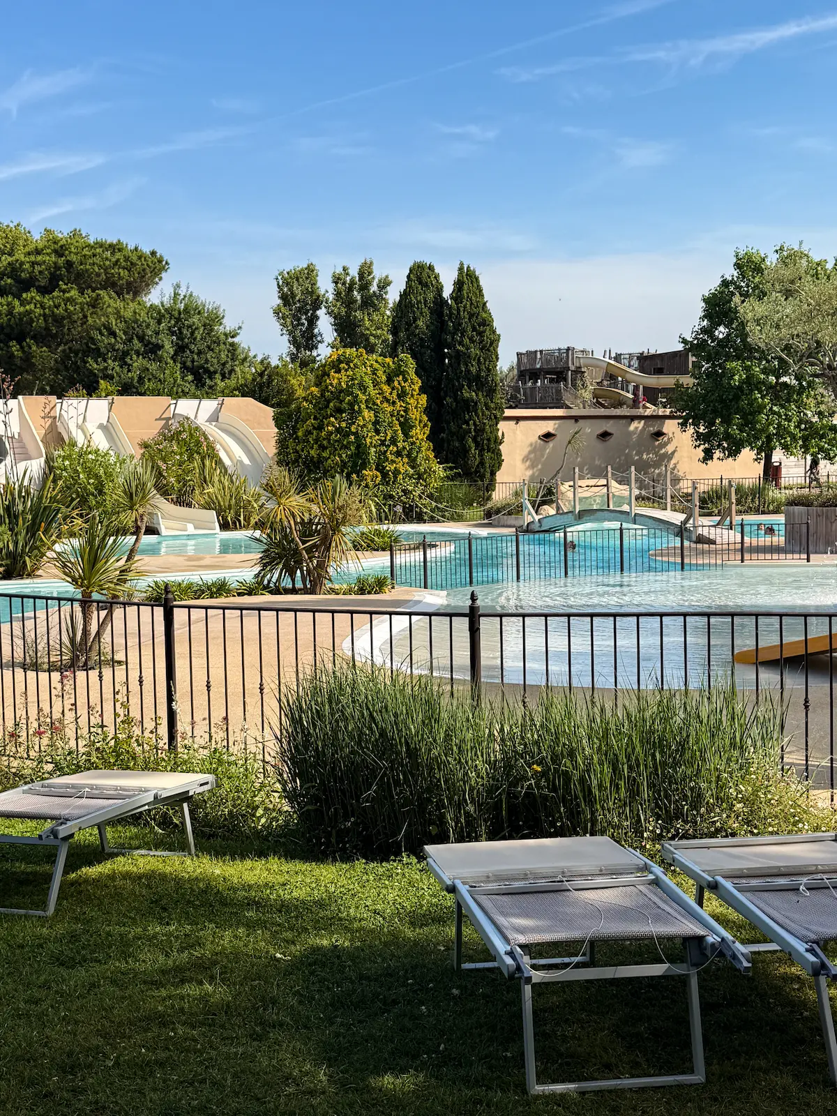 Le Sérignan Plage lagoon swimming pool Beziers France Eurocamp review