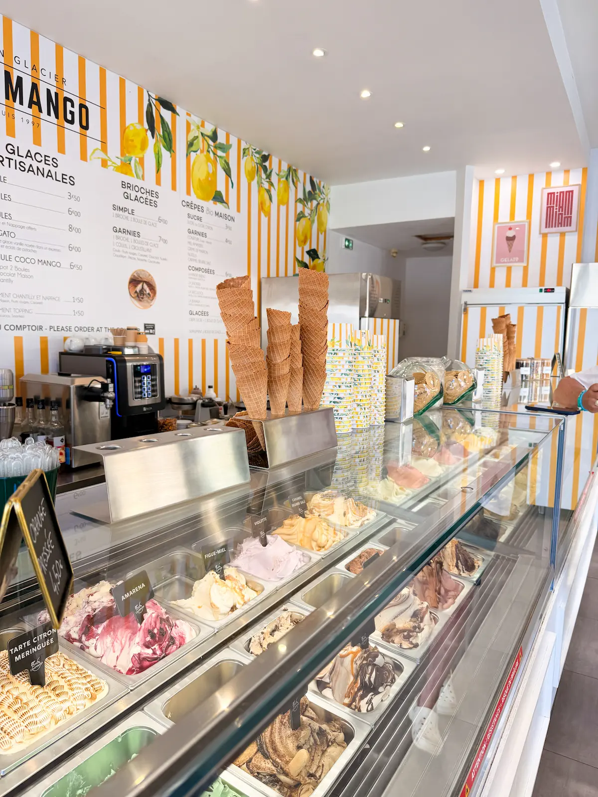 Coco Mango ice cream sete france