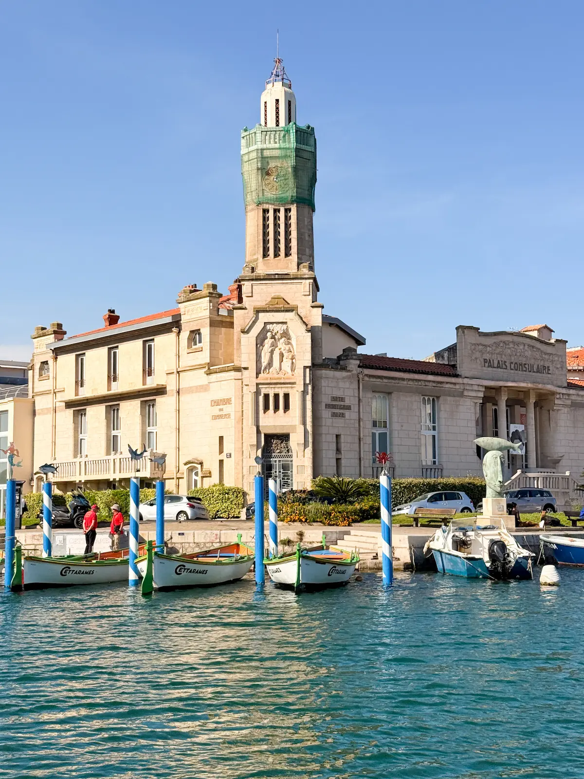 etang de thau lagoon canals sete france eurocamp le castellas canal boat