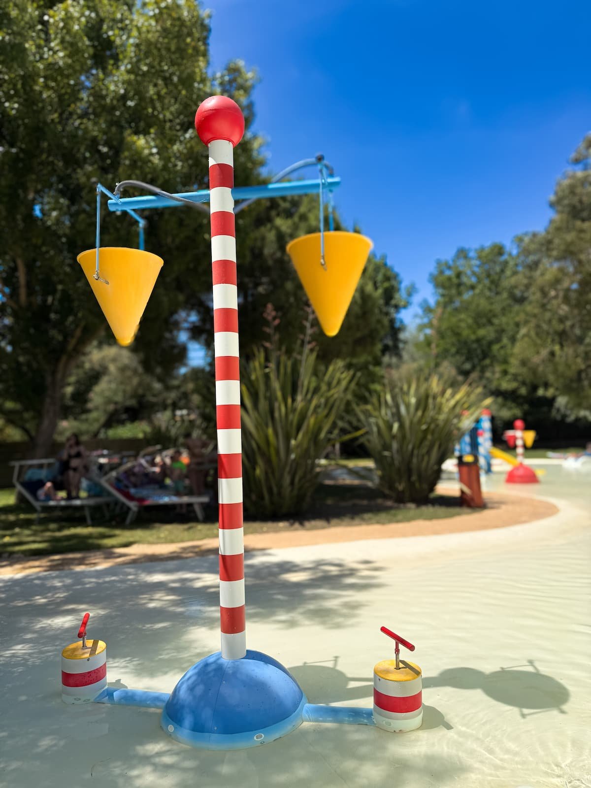 Le Sérignan Plage water playground splash park swimming pool Beziers France Eurocamp review
