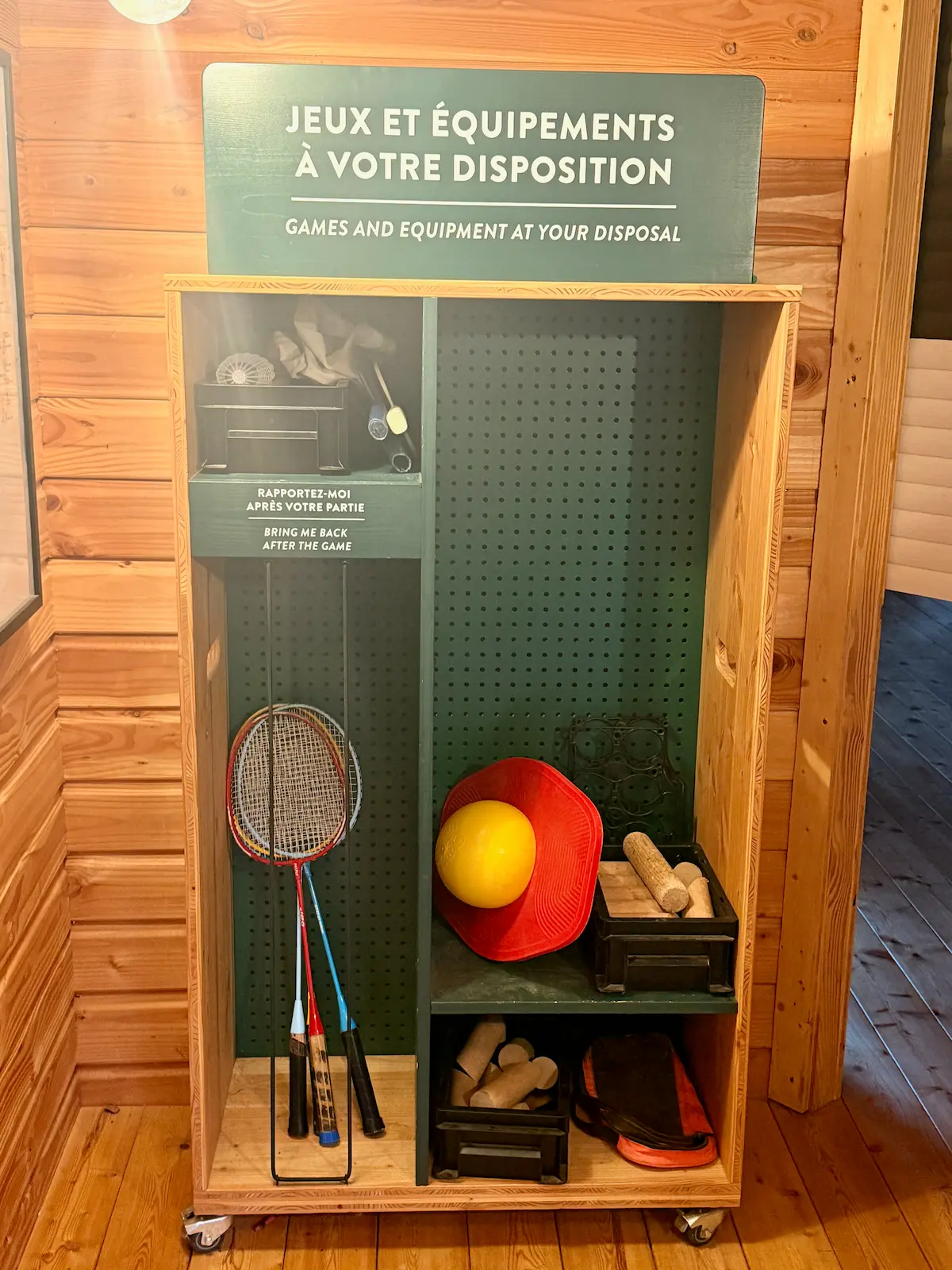 Huttopia Arcachon lodge France Games