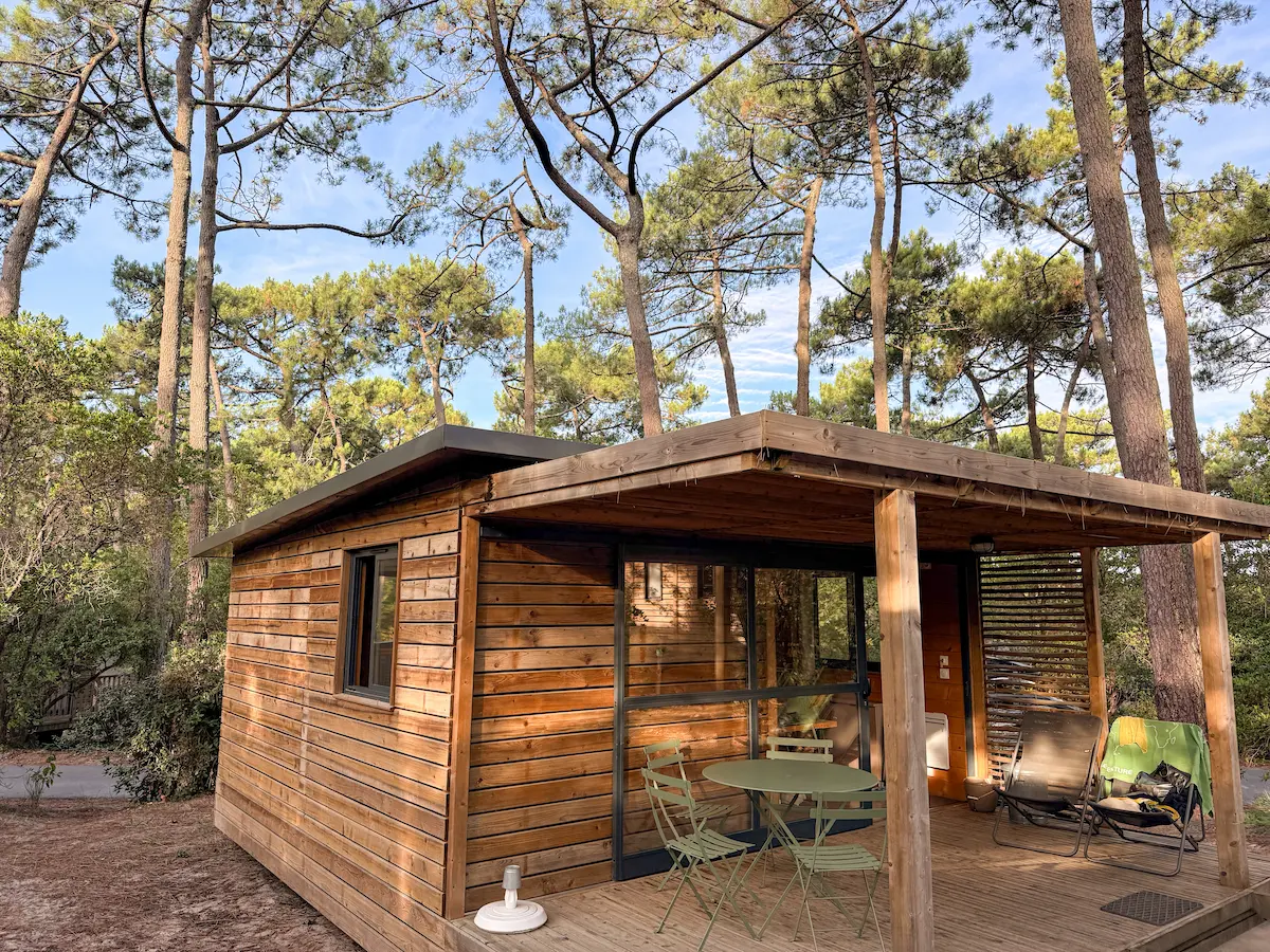 huttopia Arcachon France chalet evasion