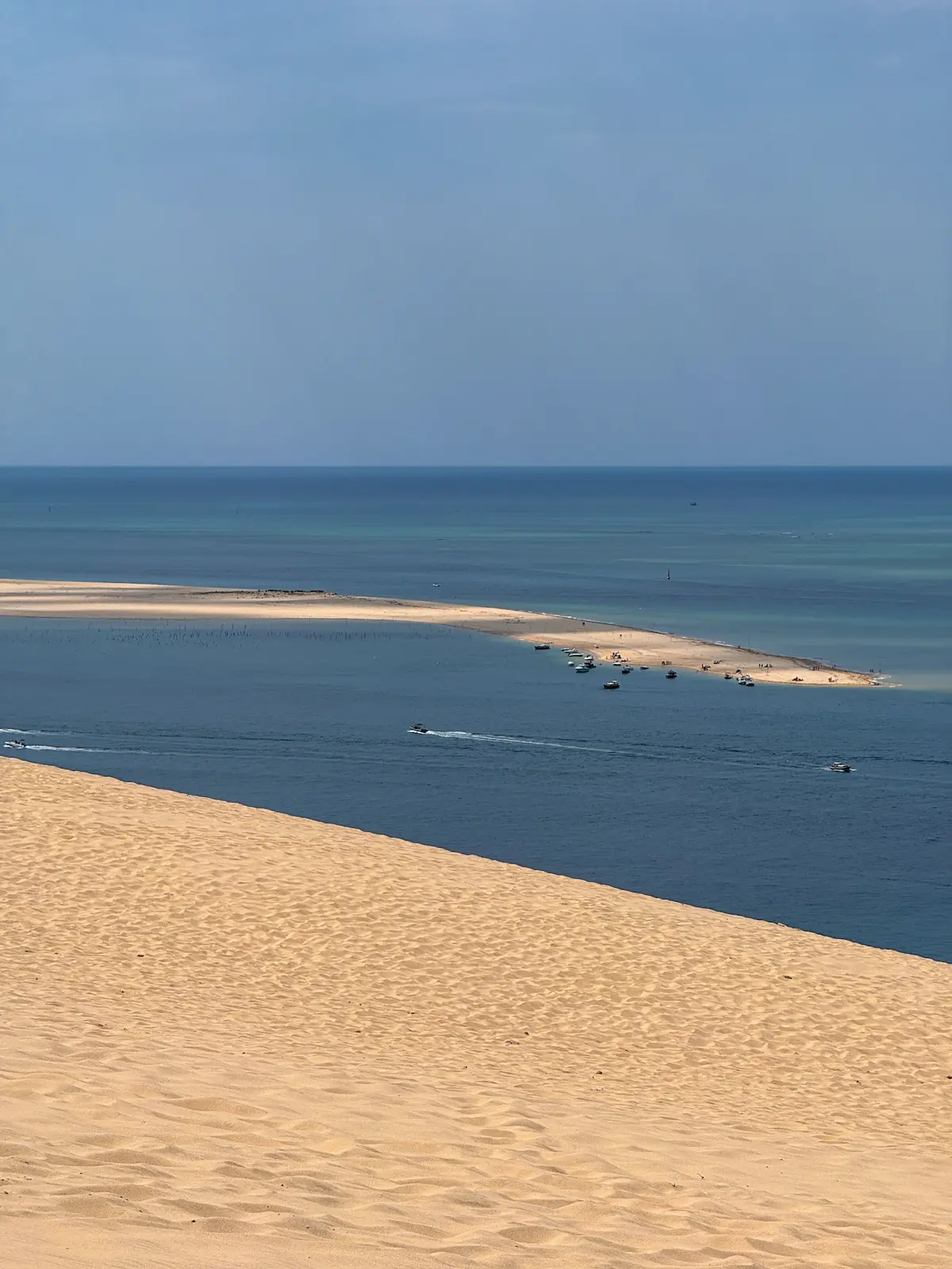 Dune du Pilat Arcachon sand dune, France sea view