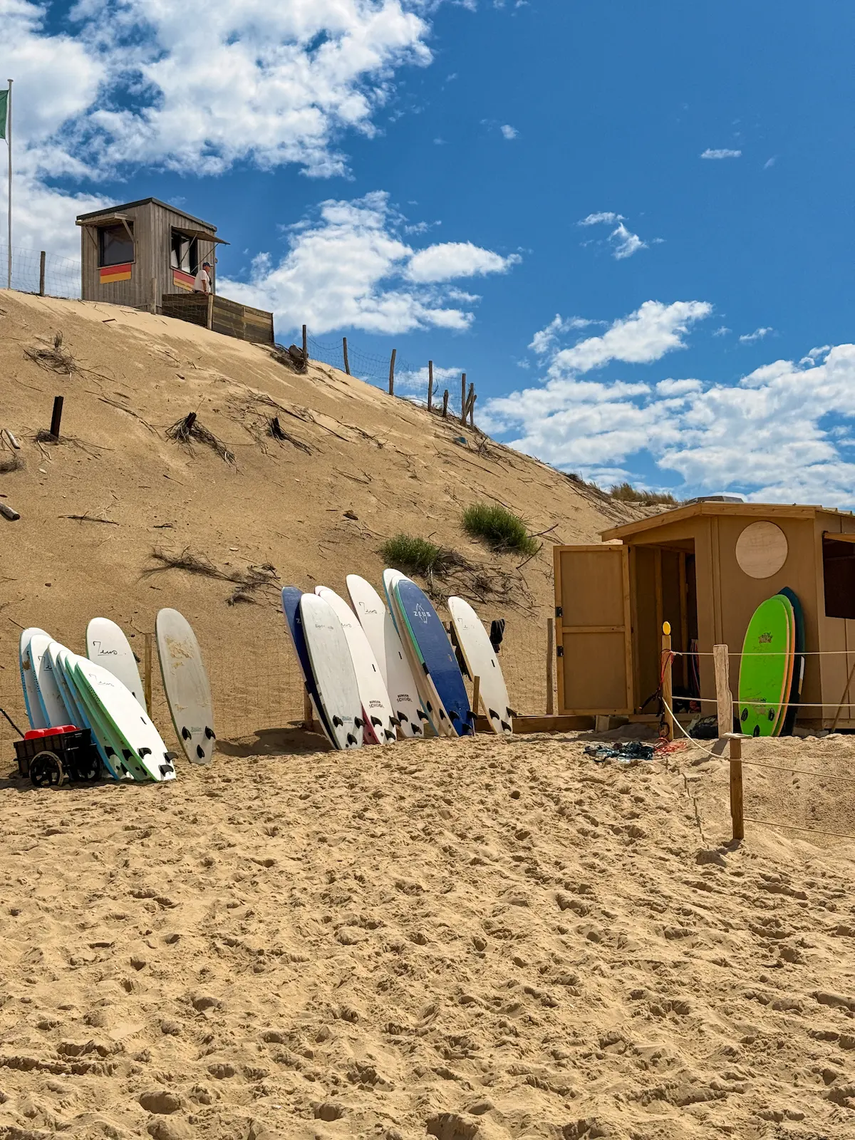 Cap Ferret Plage d'Horizon surf school Arcachon France