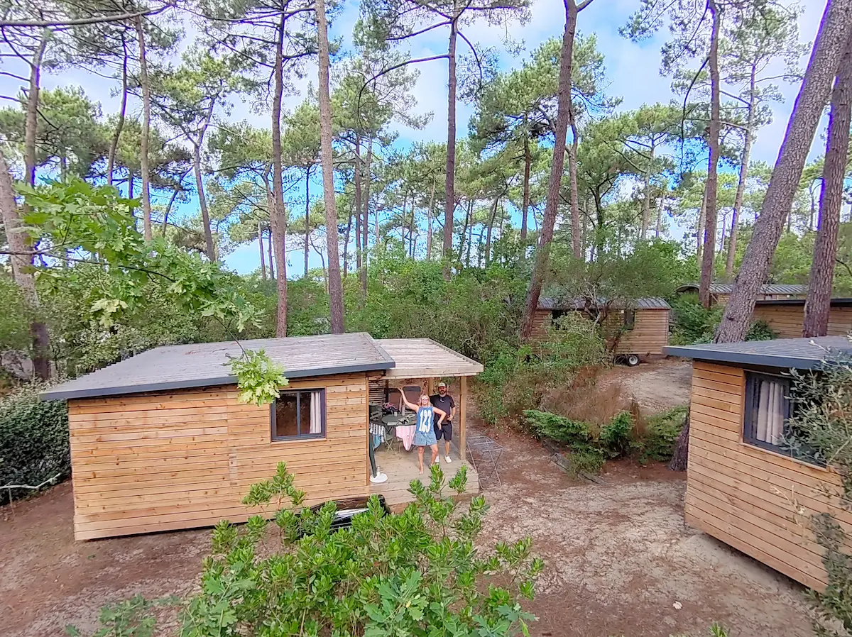 Huttopia Arcachon chalet evasion accommodation france