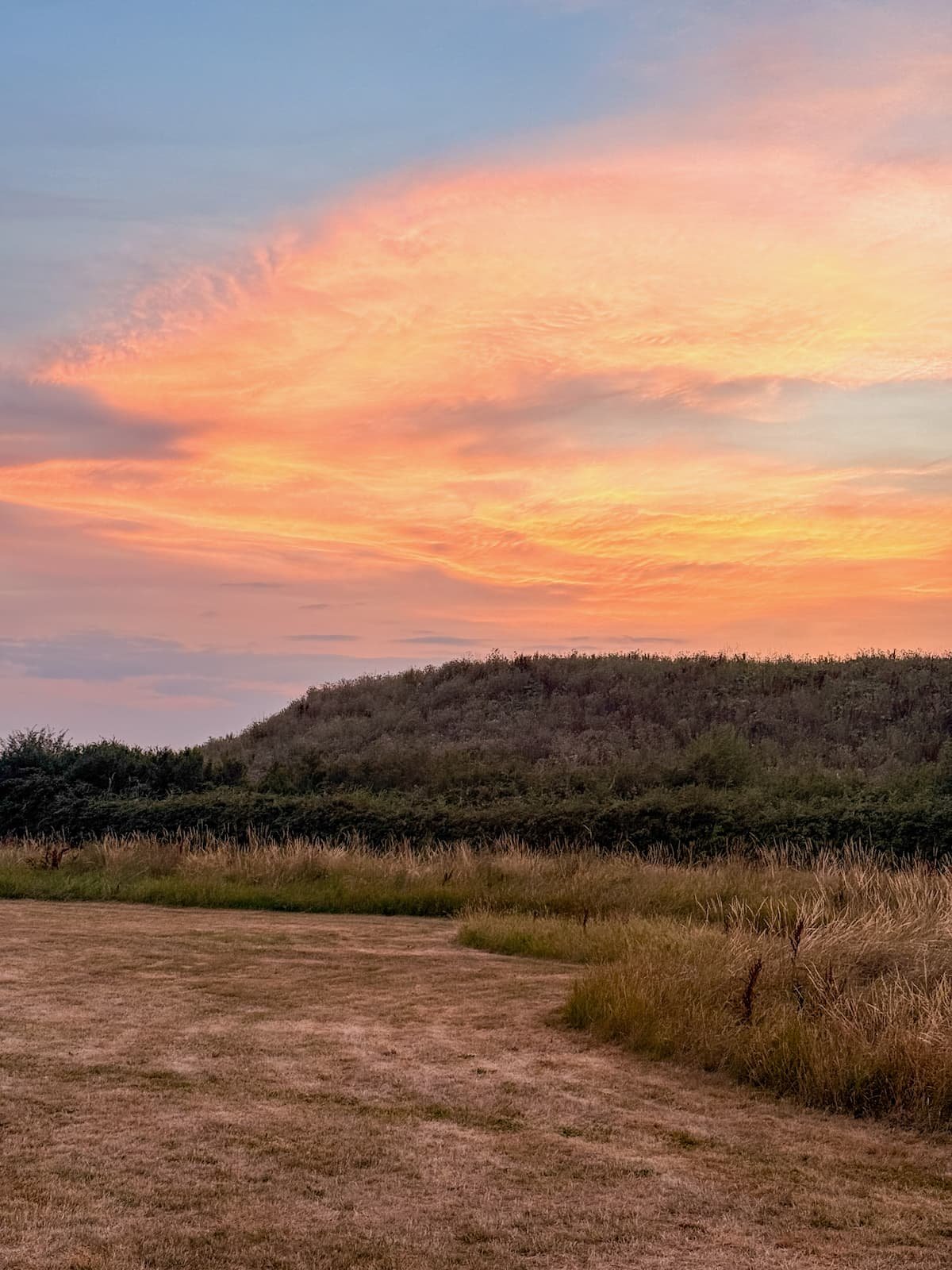 The Camp at the Wave Bristol sunset